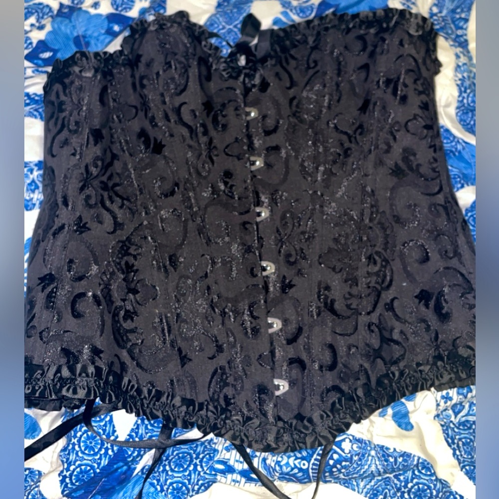 Black corset size small